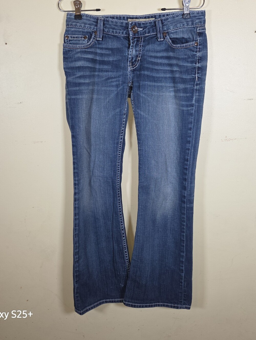 BKE Denim Sabrina Jeans Women’s Size 27 X 31.5 Bootcut Medium Wash Whiskering